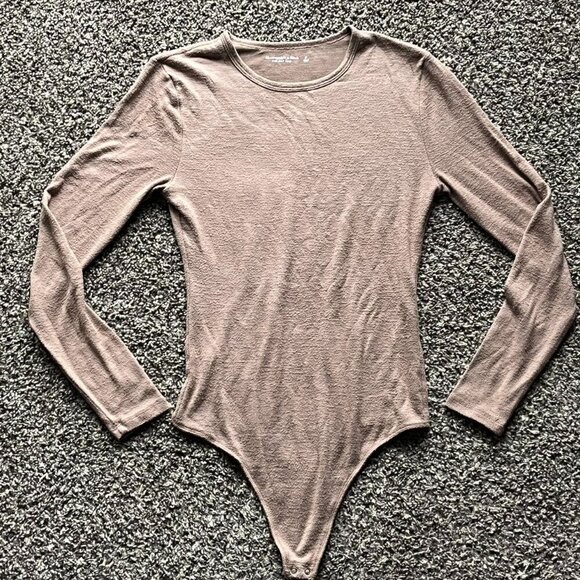 Abercrombie & Fitch Tops - Abercrombie & Fitch Soft and Comfy Bodysuit Womens Medium Cotton Top